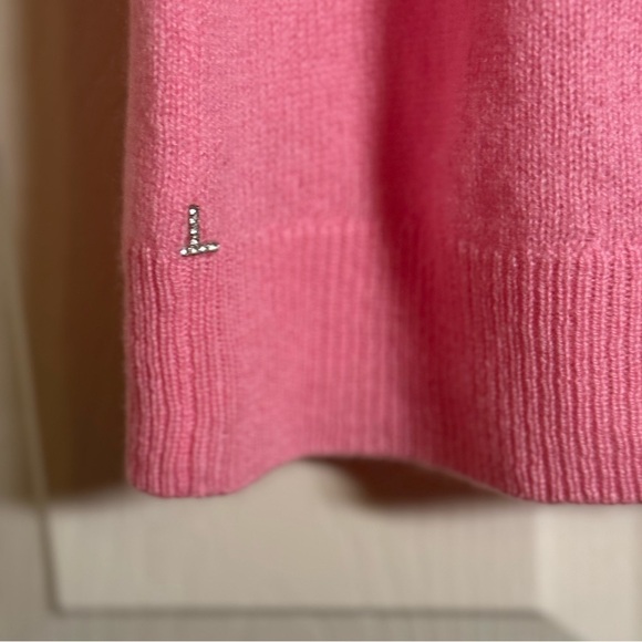 Lafayette 148 New York Vibrant Pink 100% Cashmere Two Piece Cardigan S - Picture 7 of 10